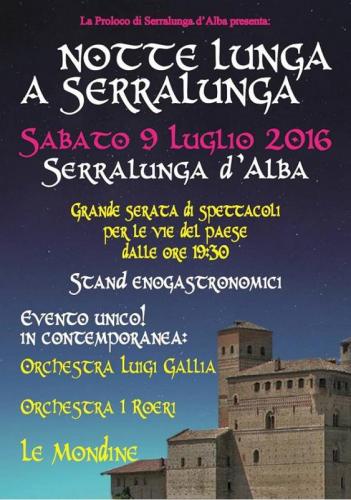 Notte Lunga A Serralunga - Serralunga D'alba