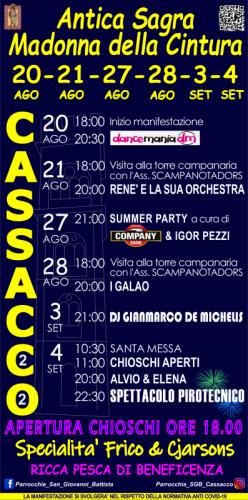 Antica Sagra Della Madonna Della Cintura - Cassacco