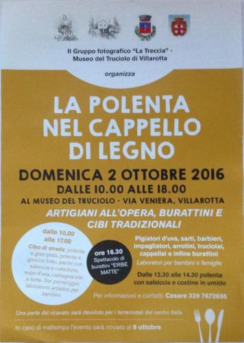 Festa Della Polenta Nel Cappello Di Legno - Luzzara