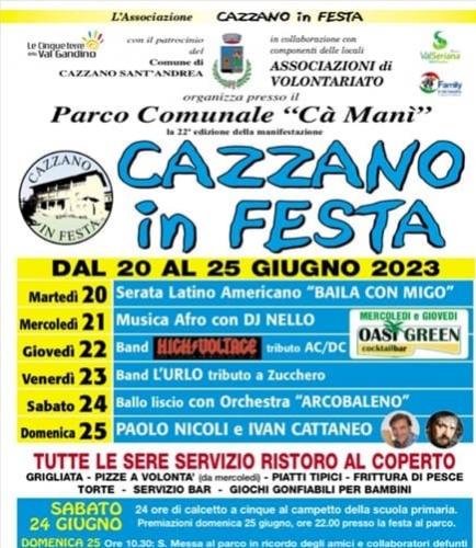 Cazzano In Festa - Cazzano Sant'andrea