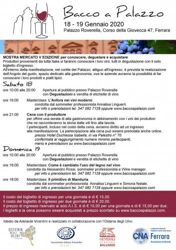 Bacco A Palazzo - Ferrara