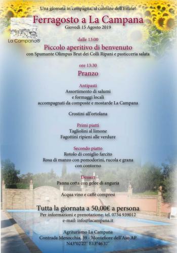 Eventi All'agriturismo La Campana - Montefiore Dell'aso