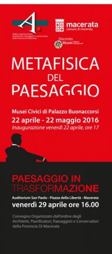 Metafisica Del Paesaggio - Macerata
