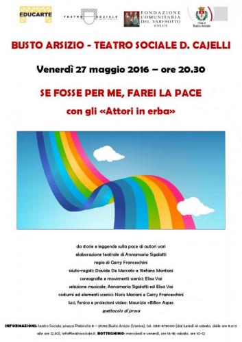 Se Fosse Per Me, Farei La Pace - Busto Arsizio