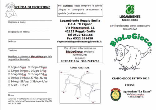 Campo Estivo Di Legambiente  - Reggio Emilia