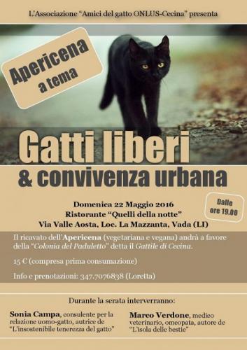 Apericena Per Amici Del Gatto Onlus  - Rosignano Marittimo