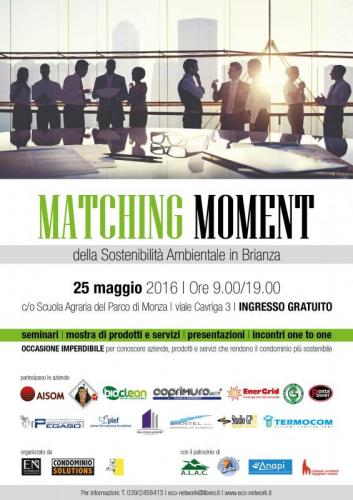 Matching Moment Della Sostenibilità Ambientale In Brianza - Monza