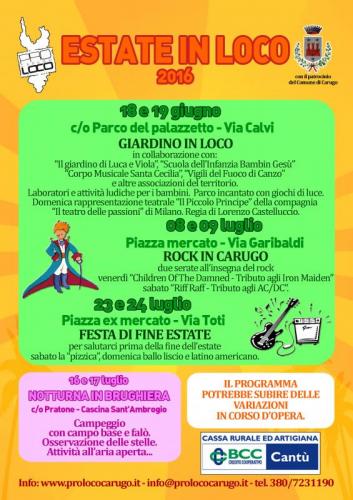 Estate In Loco - Carugo