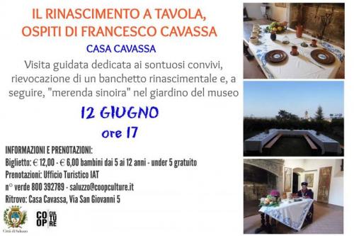 Il Rinascimento A Tavola, Ospiti Di Francesco Cavassa - Saluzzo
