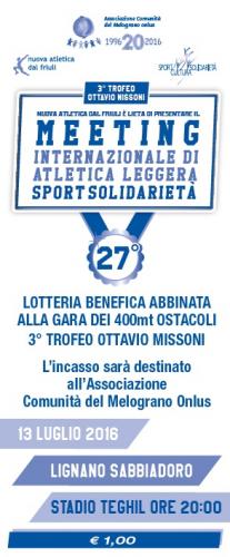 Lotteria Benefica Per Il Melograno - Lignano Sabbiadoro