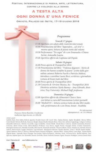 A Testa Alta - Ogni Donna E’ Una Fenice - Orvieto