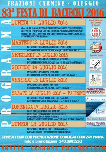 Festa Dei Bacieckj - Oleggio