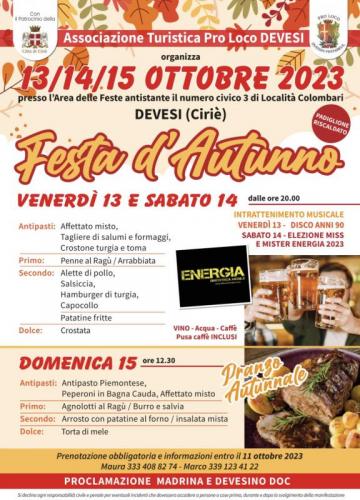 Festa D'autunno A Devesi - Ciriè