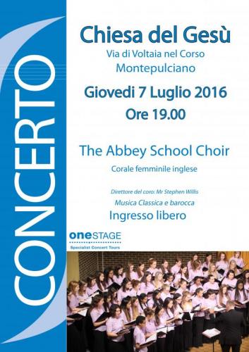 The Abbey School Choir - Perugia