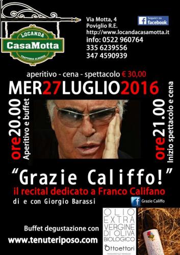 Grazie Califfo - Poviglio