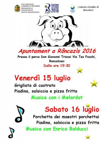 Apuntament A Rôncazìs - Ravenna