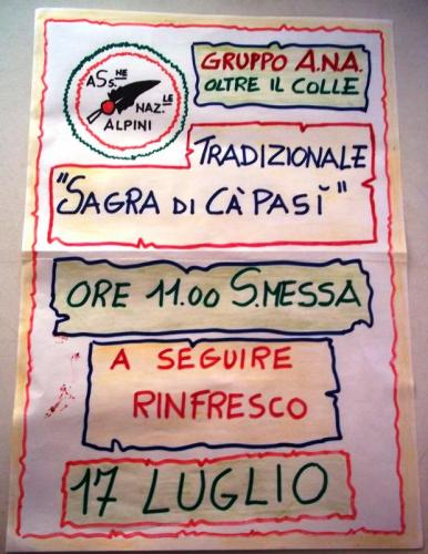 Sagra Di Ca'pasì - Oltre Il Colle