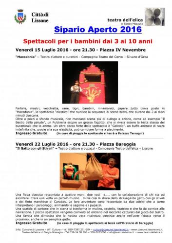 Sipario Aperto - Lissone