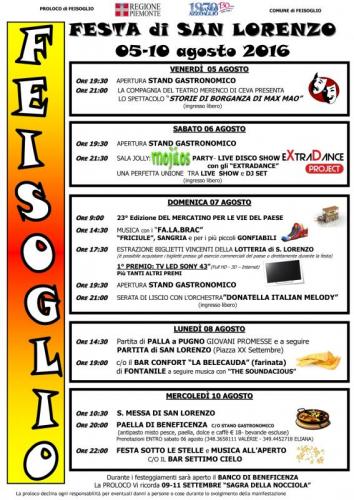 Festa Di San Lorenzo - Feisoglio