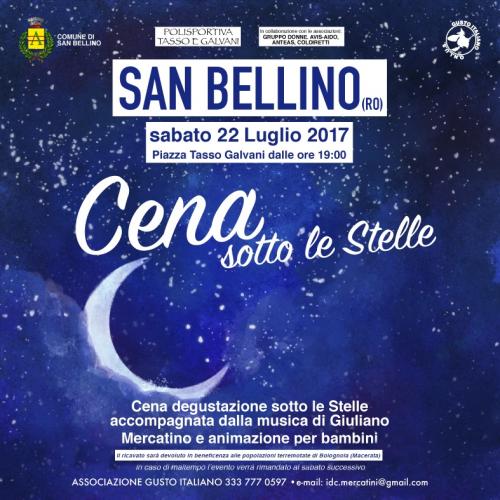 Cena Sotto Le Stelle - San Bellino