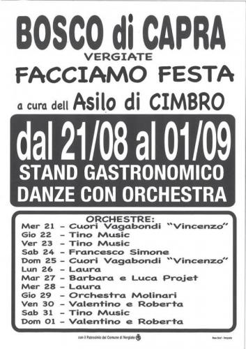 Festa Nel Bosco Di Capra - Vergiate