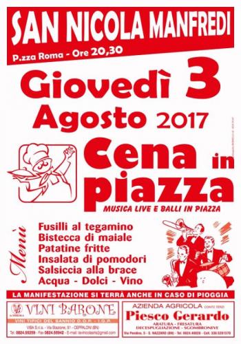 Cena In Piazza - San Nicola Manfredi