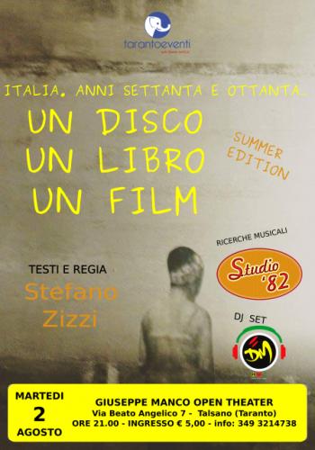 Un Disco Un Libro Un Film - Taranto