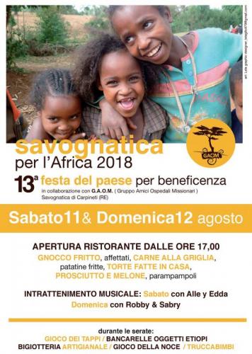 Savognatica Per L'africa - Carpineti
