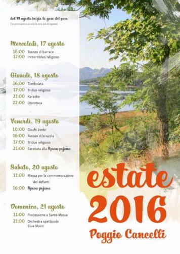 Poggio Cancelli In Festa - Campotosto