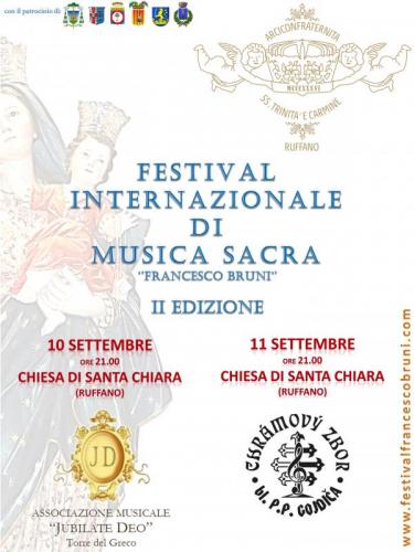 Festival Internazionale Di Musica Sacra Francesco Bruni - Ruffano
