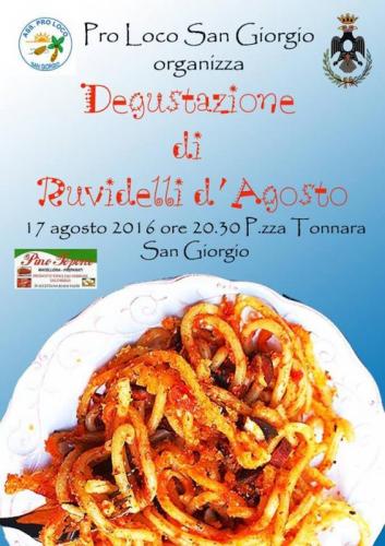 Degustazione Di Ruvidelli D’agosto - Gioiosa Marea