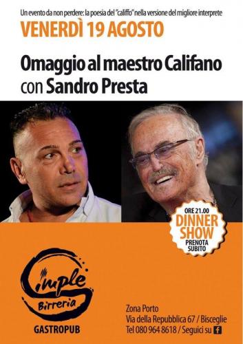 Omaggio Al Maestro Califano - Bisceglie