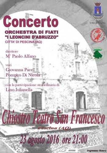 Concerto A Pescina - Pescina