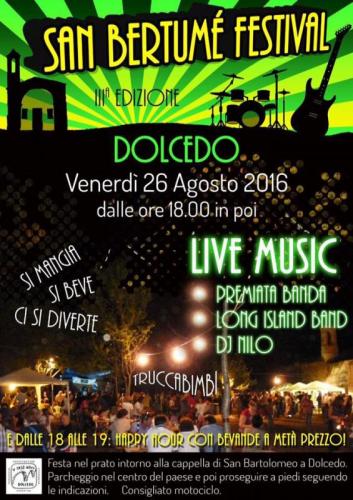 San Bertumè Festival - Dolcedo