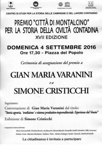 Premio Citta Di Montalcino - Montalcino