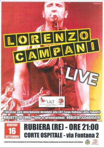 Lorenzo Campani Live - Reggio Emilia