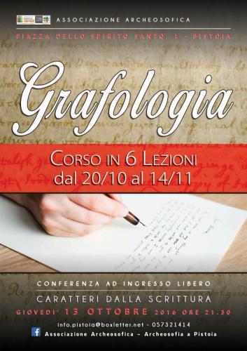 Corso Di Grafologia - Pistoia