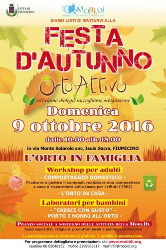 Festa D'autunno A Ortoattivo - Fiumicino