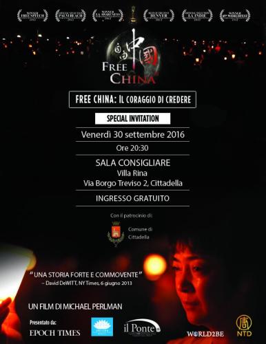 Free China Il Coraggio Di Credere - Cittadella