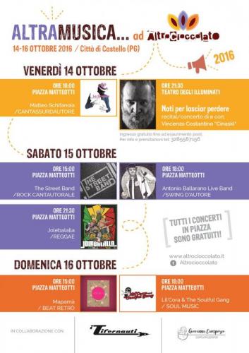 Altramusica...ad Altrocioccolato - Città Di Castello