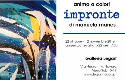 Mostra “anima A Colori. Impronte Di Manuela Manes” - Novara