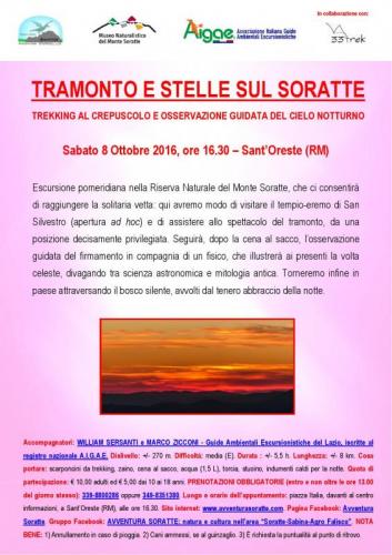 Tramonto E Stelle Sul Soratte - Sant'oreste