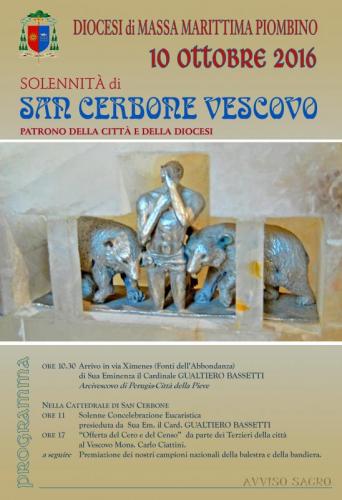 Celebrazioni In Onore Di San Cerbone - Massa Marittima