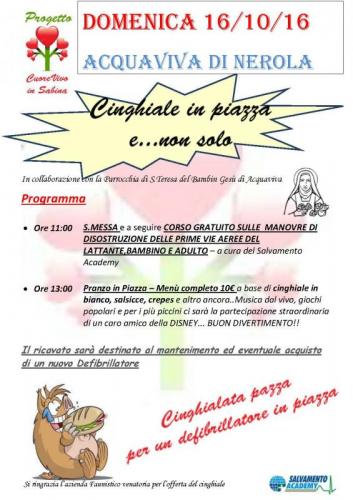 Cinghiale In Piazza - Nerola