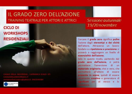 Il Grado Zero Dell'azione - Capranica