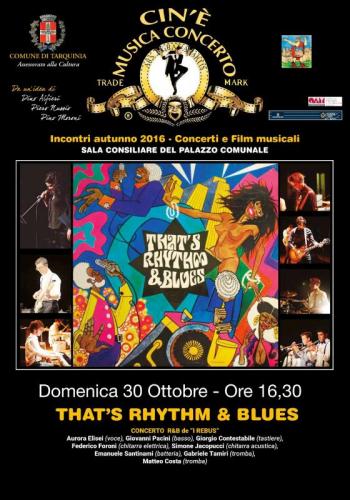 That’s Rythm & Blues - Tarquinia