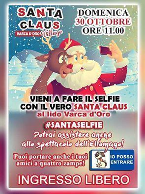 Selfie Con Babbo Natale In Riva Al Mare - Giugliano In Campania
