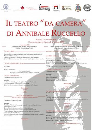 Il Teatro Da Camera Di Annibale Ruccello - Castellammare Di Stabia