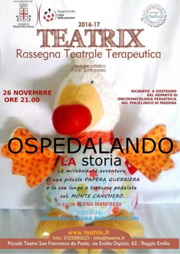 Ospedalando - Le Mirabolanti Avventure Di Una Papera Guerriera - Reggio Emilia