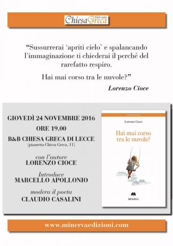 Presentazione Libro Di Lorenzo Cioce  - Lecce